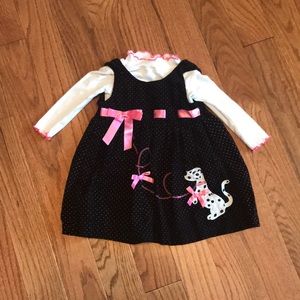 Dress and shirt combination